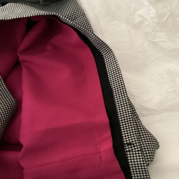 Anne Klein gingham check wool blend belted sheath size 10 dress - Picture 13 of 16